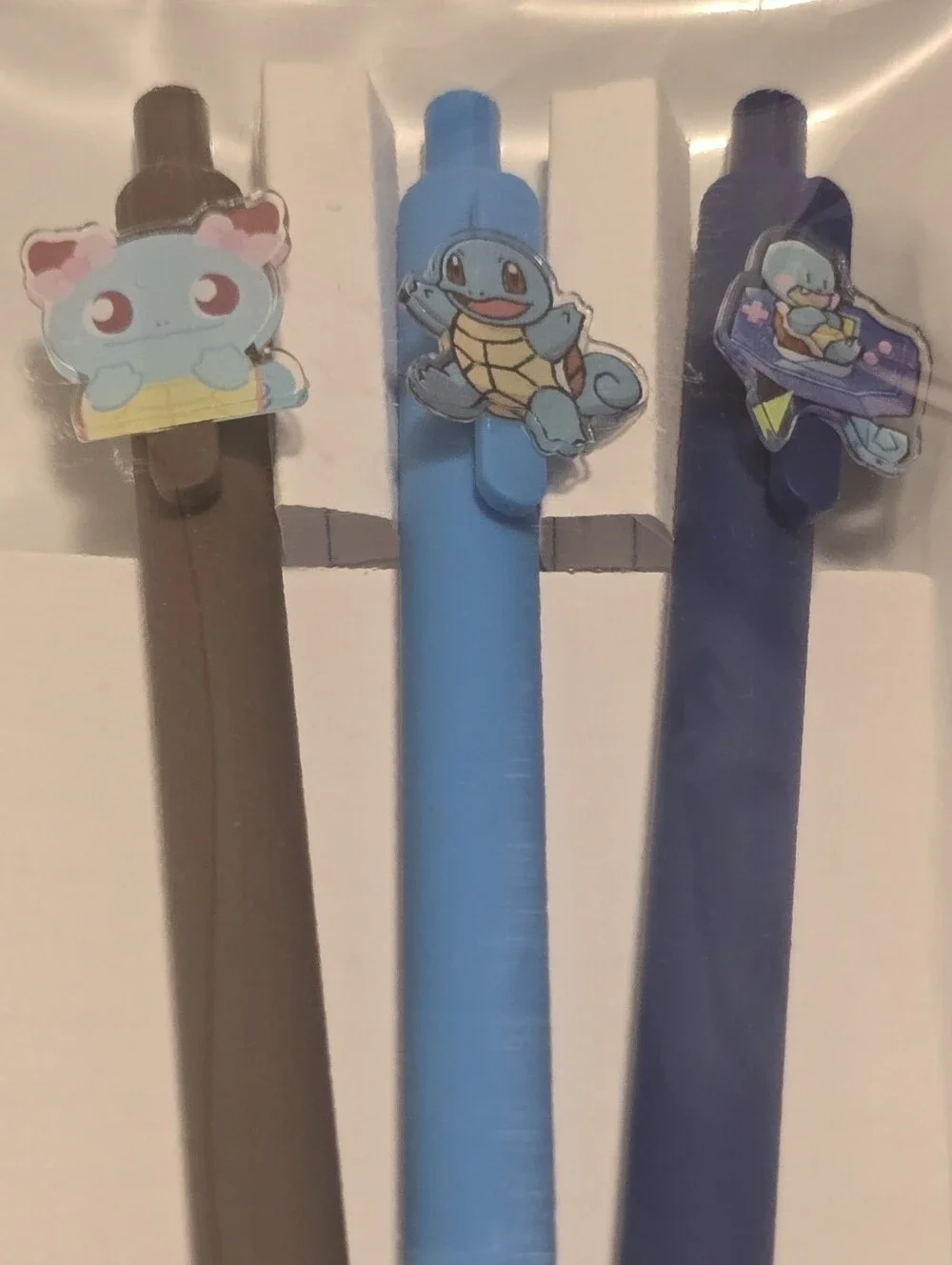 Pokemon Squirtle Gel Pen Trio